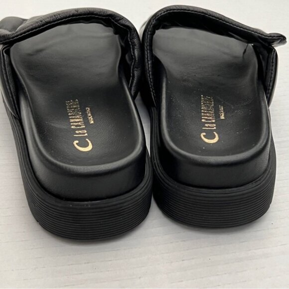 La CANADIENNE  BNWOT  LEATHER SANDAL Made in Italy - Picture 3 of 13